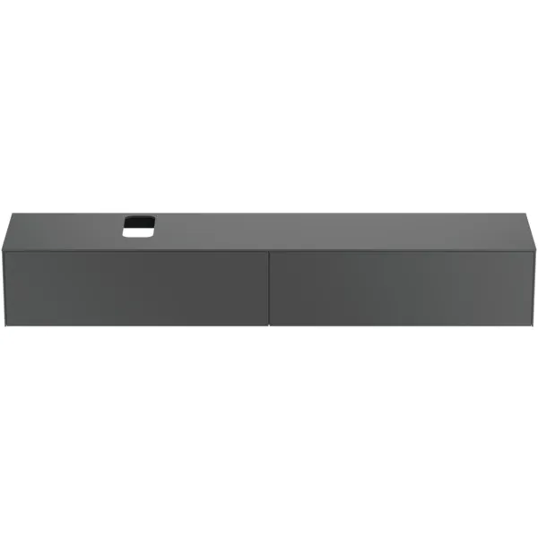 Ideal Standard Waschtischunterschrank Conca, 2 Auszüge, anthrazit