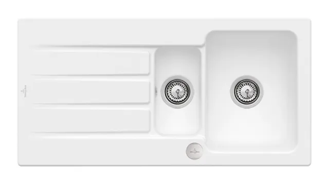 Villeroy & Boch Einbau-Küchenspülbecken „Architectura“ 60 XR 1000 × 510 × 220 mm in Stone White