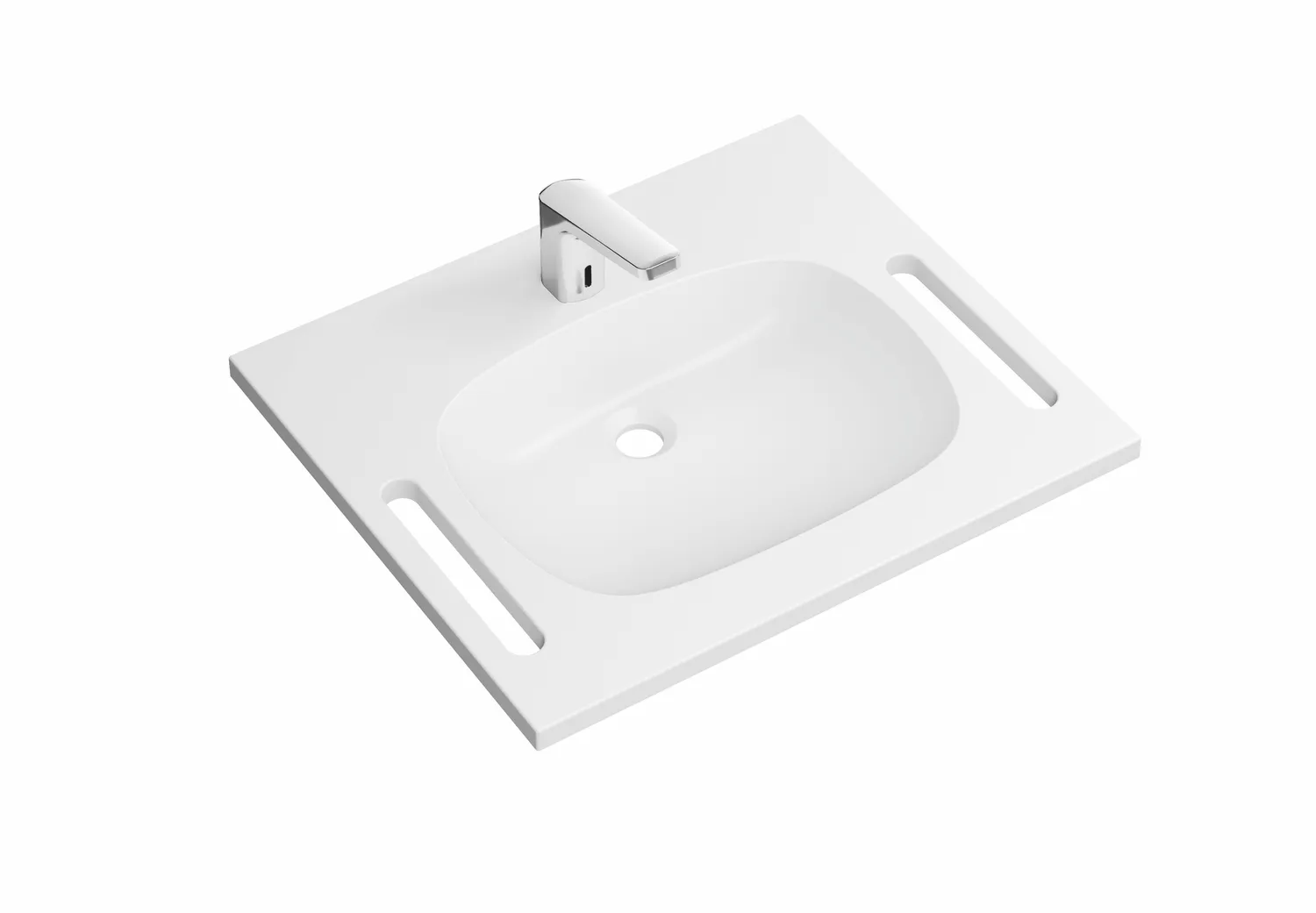 Set-Waschtisch und Armatur 65 × 55 × 12,5 cm Set-Waschtisch und Armatur 65 × 55 × 12,5 cm