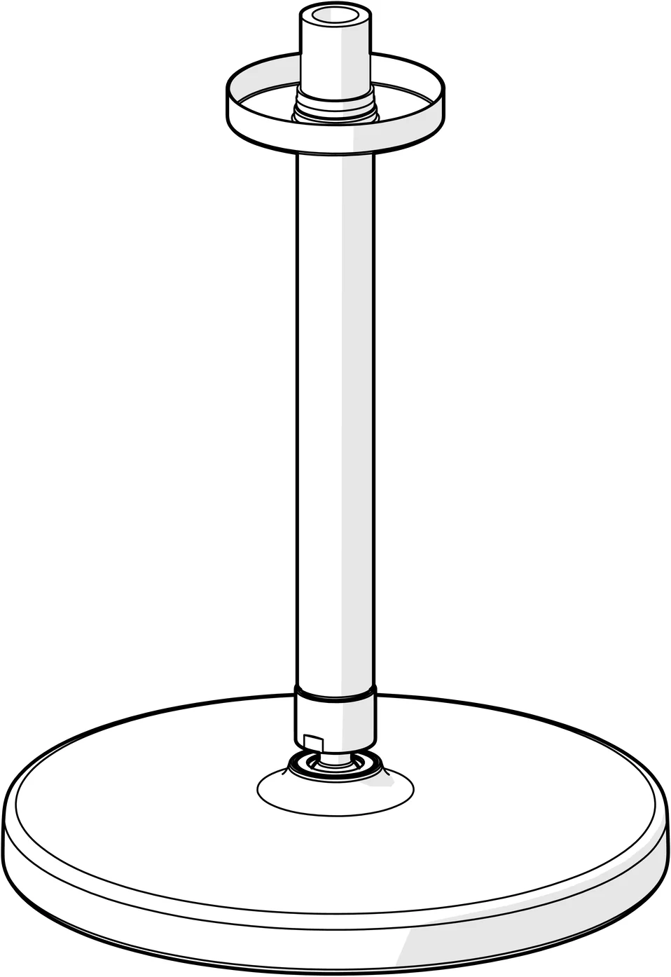 HansaBASICJET Kopfbrause HansaBASICJET 4437 1-strahlig DN 15 Chrom