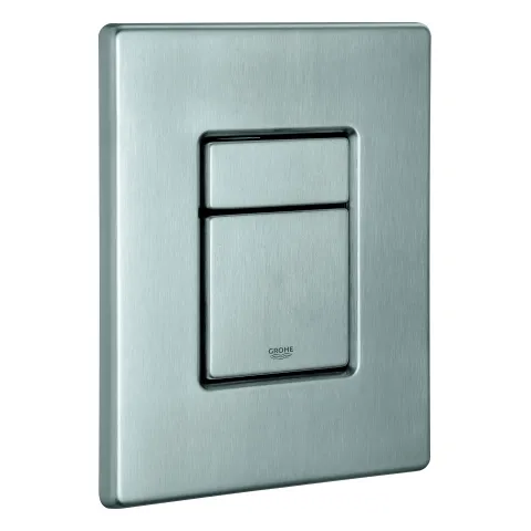 WC-Betätigung Skate Cosmopolitan 38732, 2-Mengen- und Start & Stopp-Betätigung, 156 x 197 mm, senkrechte und waagerechte Montage, chrom WC-Betätigung Skate Cosmopolitan 38732, 2-Mengen- und Start & Stopp-Betätigung, 156 x 197 mm, senkrechte und waagerechte Montage, chrom