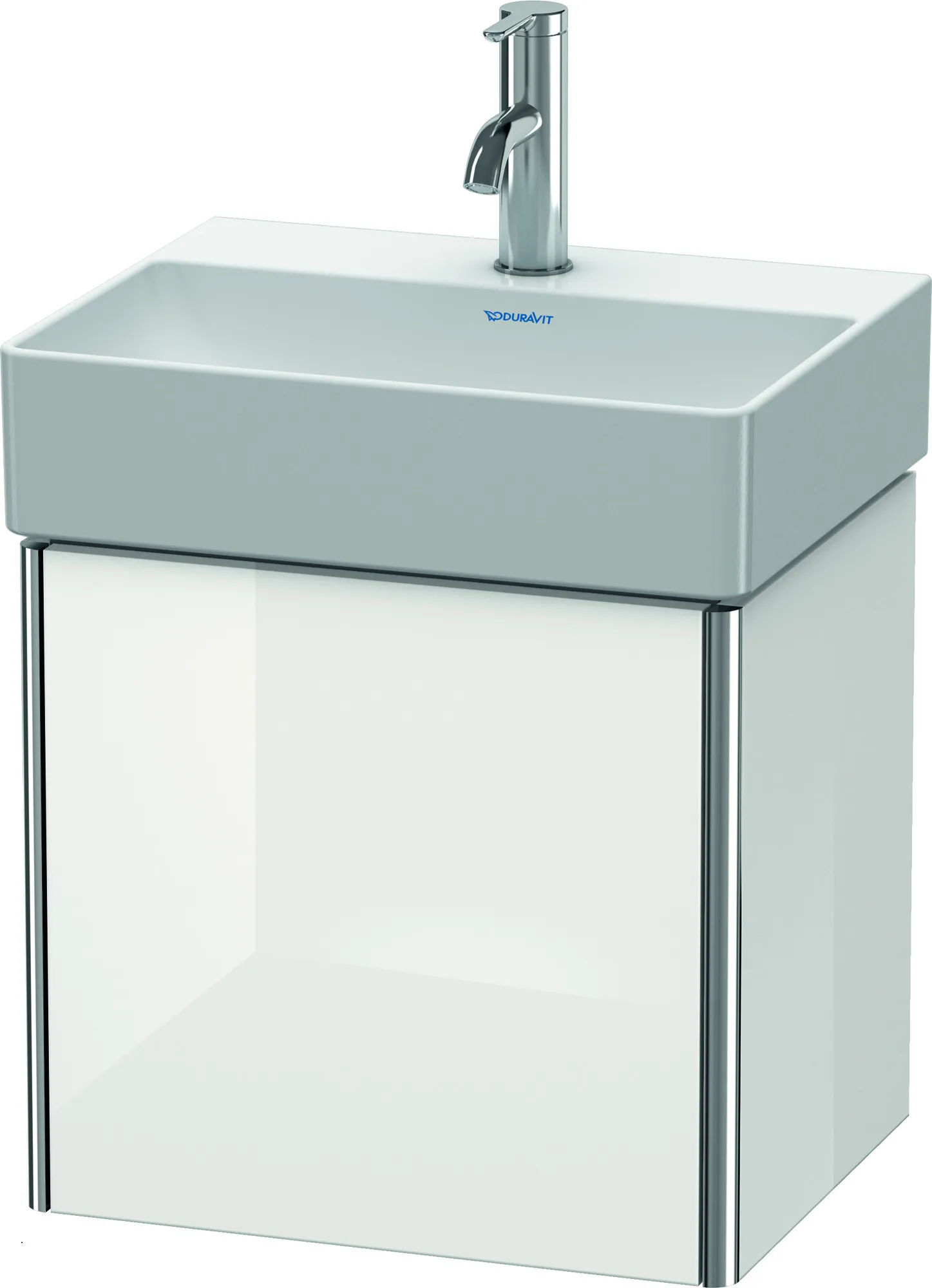 Duravit Waschtischunterschrank wandhängend „XSquare“ 43,4 × 39,7 × 34 cm Weiß Hochglanz