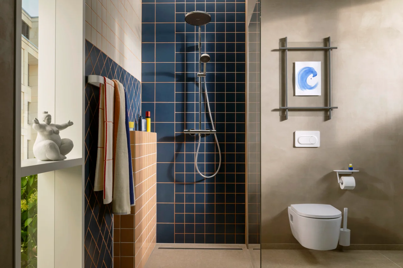 Hansgrohe EluPura Original S Wand-WC-Set, glänzend, 540 mm, AquaChannel Flush, SoftClose, QuickRelease