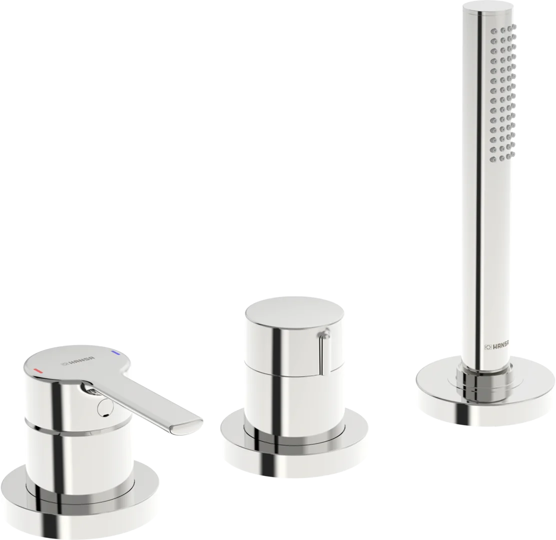 HansaRONDA Wannenarmatur Einhebelmischer Fertigmontageset für Wanne/Brause HansaRONDA Wannenarmatur Einhebelmischer Fertigmontageset für Wanne/Brause