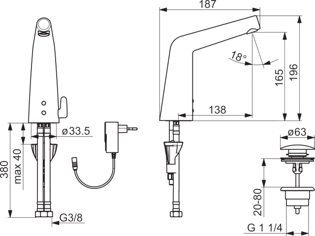 WT-Batt. HansaDESIGNO Style 5179 WT-Batt. HansaDESIGNO Style 5179