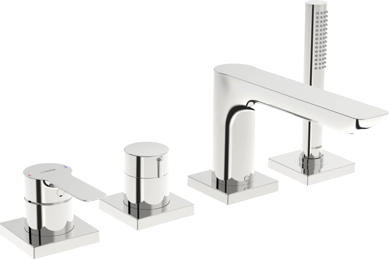 HansaLIGNA Wannenarmatur Einhebelmischer Fertigmontageset für Wanne/Brause 0644 1-strahlig 72 mm Ausladung 180 mm Chrom HansaLIGNA Wannenarmatur Einhebelmischer Fertigmontageset für Wanne/Brause 0644 1-strahlig 72 mm Ausladung 180 mm Chrom