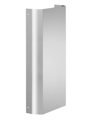 Anschlussblende Duschpaneel LINUS Inox, Anschlussblende, Aufmaß-451-950mm, Edelstahl gebürstet