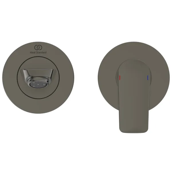 Wand-Waschtischarmatur Unterputz Connect Air, Bausatz 2, 5 l/min., Ausladung 225mm, Brushed Gold Wand-Waschtischarmatur Unterputz Connect Air, Bausatz 2, 5 l/min., Ausladung 225mm, Brushed Gold