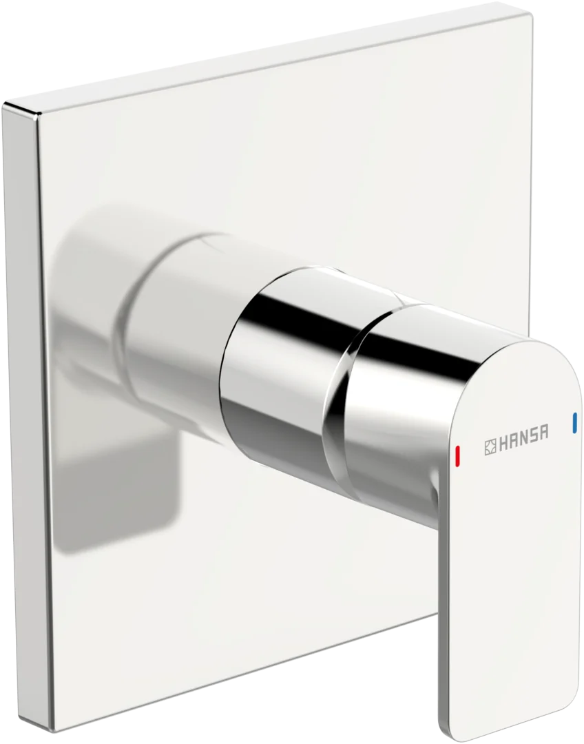 HansaSTELA Duscharmatur Einhebelmischer Fertigset für Brause-Batterie HansaSTELA 8785 Rosette eckig Chrom HansaSTELA Duscharmatur Einhebelmischer Fertigset für Brause-Batterie HansaSTELA 8785 Rosette eckig Chrom