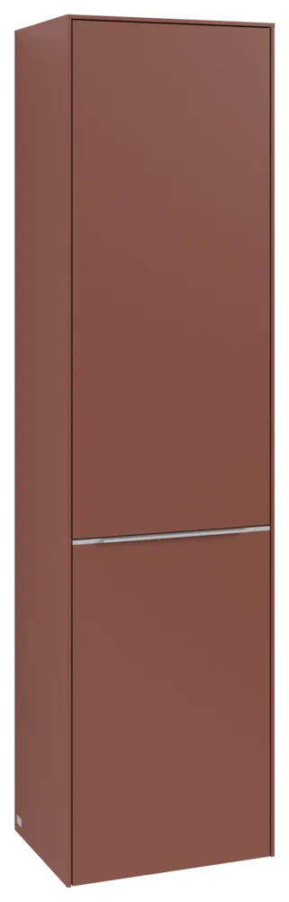 Villeroy & Boch Hochschrank Subway 3.0 C59300, 450x1710x362mm, Eckig, Wandhängend, Wine Red