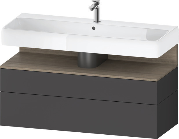 Duravit Waschtischunterschrank wandhängend „Qatego“ 119 × 59 × 47 cm