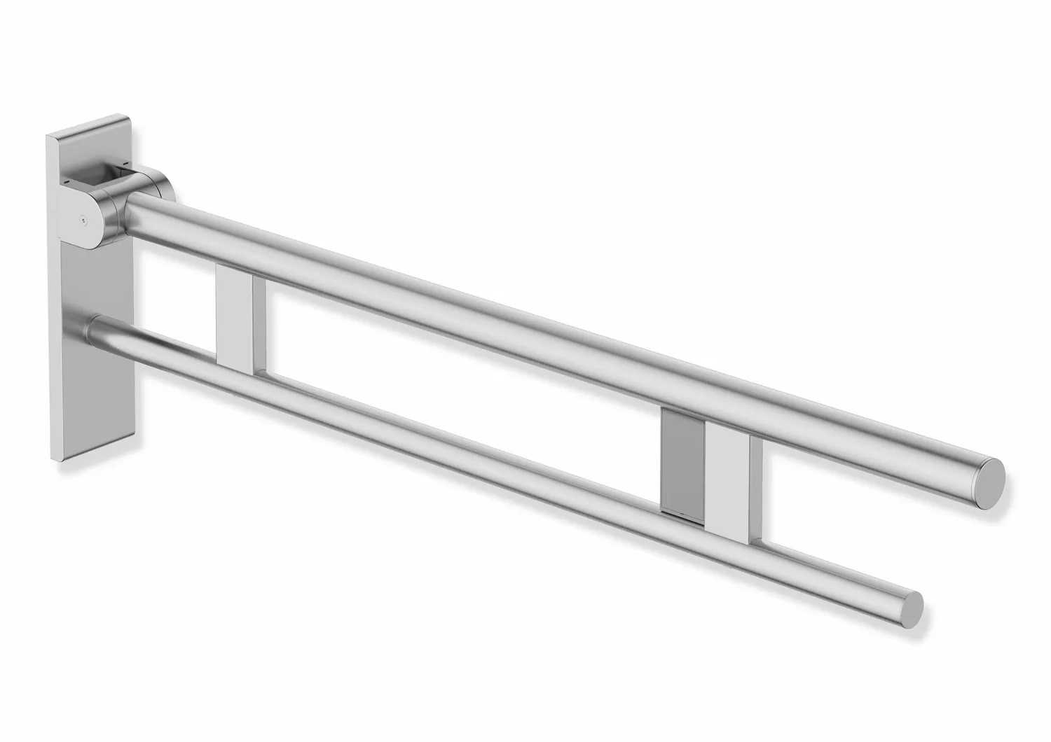 HEWI Stützklappgriff Duo System 900 Edelstahl matt geschliffen 850 mm