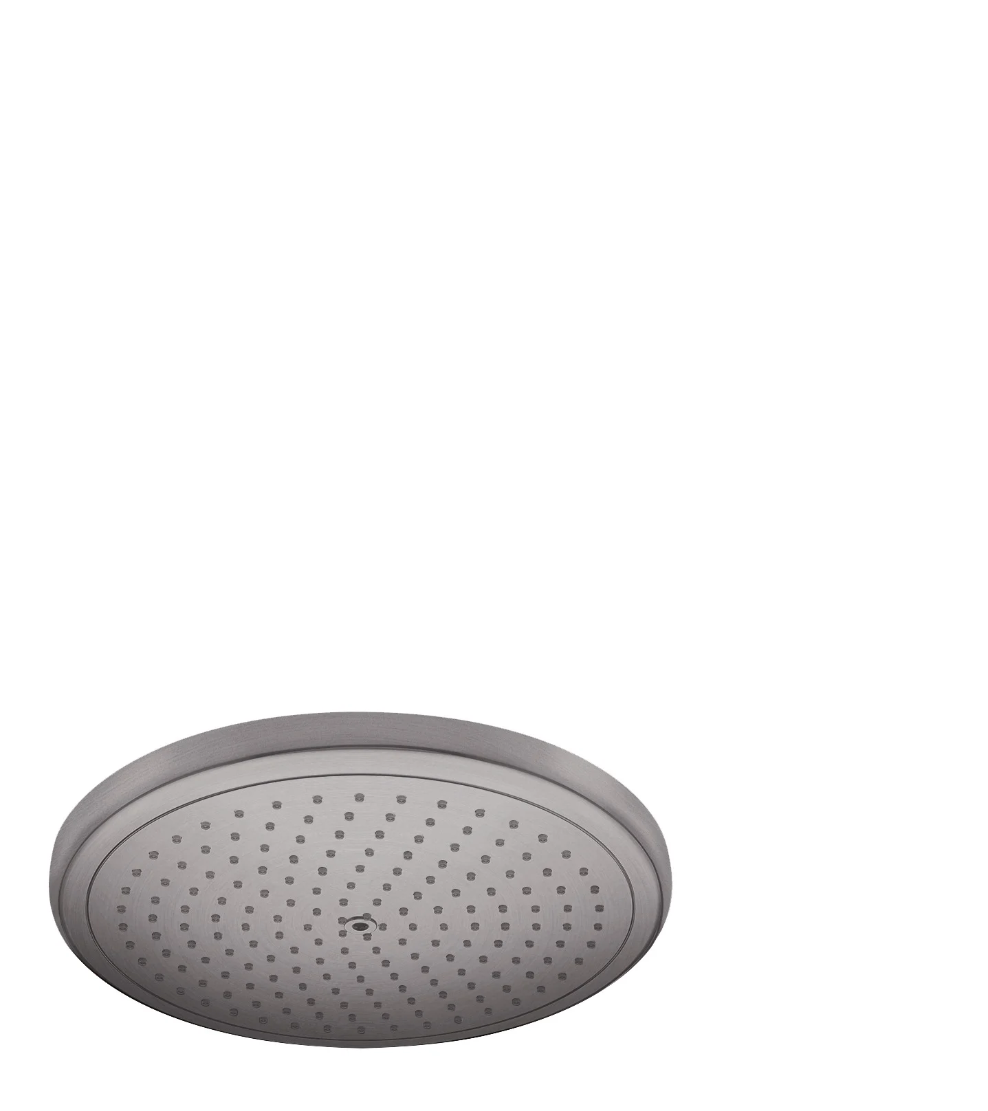 Hansgrohe Croma Kopfbrause 280 EcoSmart BBC, Brushed Black Chrome, 280 mm Brausekopfgröße, RainAir Strahl, verstellbarer Winkel, abnehmbare Strahlscheibe