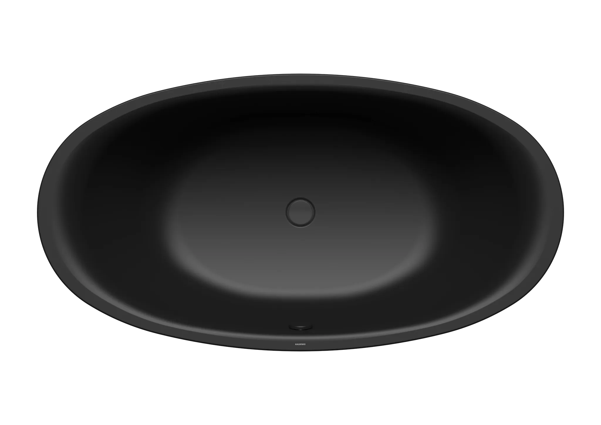 Kaldewei Badewanne „Ellipso Duo Oval“ oval 190 × 100 cm, ohne Grifflochbohrungen in cool grey 90