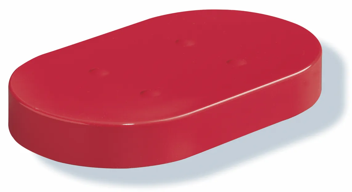HEWI Seifenablage „System 800K“ 11,3 × 1,5 × 6,8 cm Farbe: Rubinrot HEWI Seifenablage „System 800K“ 11,3 × 1,5 × 6,8 cm Farbe: Rubinrot