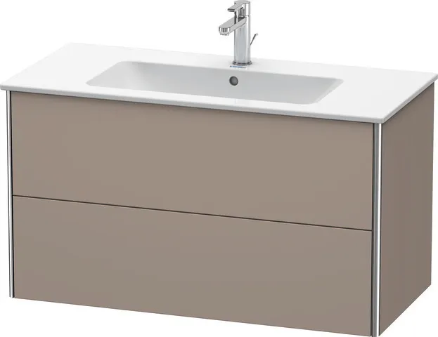 Duravit Waschtischunterschrank wandhängend „XSquare“ 101 × 56 × 47,8 cm Basalt Matt Duravit Waschtischunterschrank wandhängend „XSquare“ 101 × 56 × 47,8 cm Basalt Matt