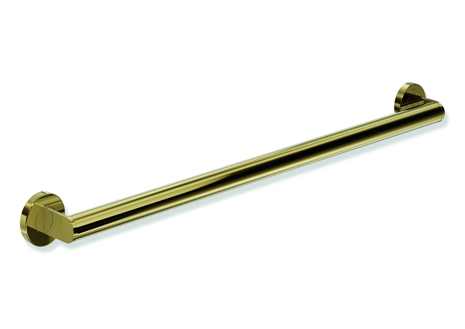HEWI Haltegriff System 900, Edelstahl PVD gold glänzend, Achsmaß 765 mm, Stangendurchmesser 32 mm