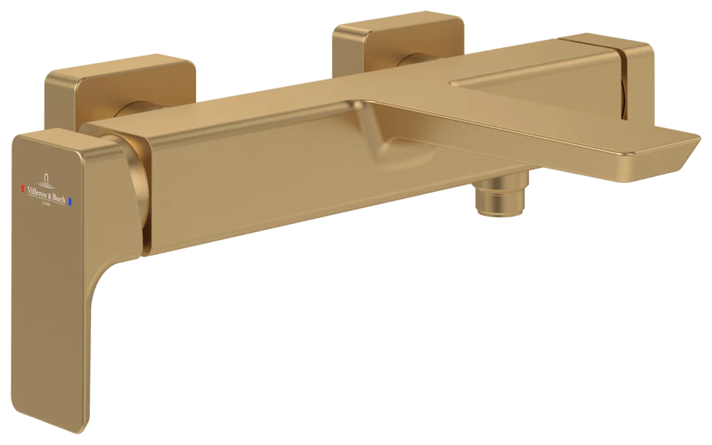 Villeroy & Boch Subway 3.0 Einhebel-Badewannenarmatur Brushed Gold