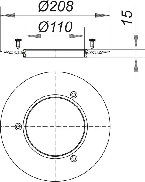 Rückstaudichtung CeraDrain S 10