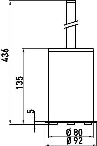 emco Toilettenbürstengarnitur „system 2“ Standmodell in chrom