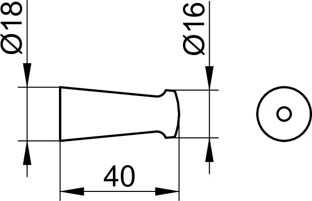 KEUCO CITY.2 Handtuchhaken 40 mm verchromt KEUCO CITY.2 Handtuchhaken 40 mm verchromt