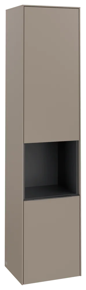 Villeroy & Boch Hochschrank Subway 3.0 C58902, 400 x 1710 x 362 mm, Eckig, Anschlag links, VM Taupe