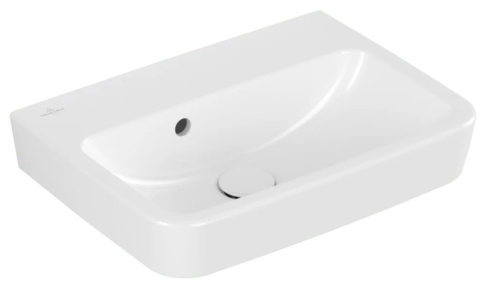Villeroy & Boch O.novo Handwaschbecken 500x370mm Eckig Weiß Alpin