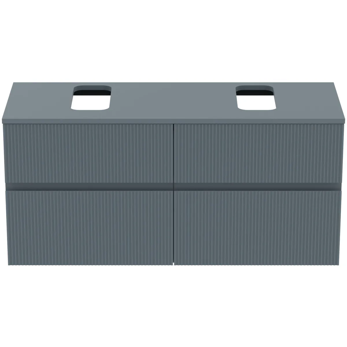 Ideal Standard Waschtischunterschrank „Finesse“ 120,2 × 55,8 × 44 cm Aschblau matt Ideal Standard Waschtischunterschrank „Finesse“ 120,2 × 55,8 × 44 cm Aschblau matt