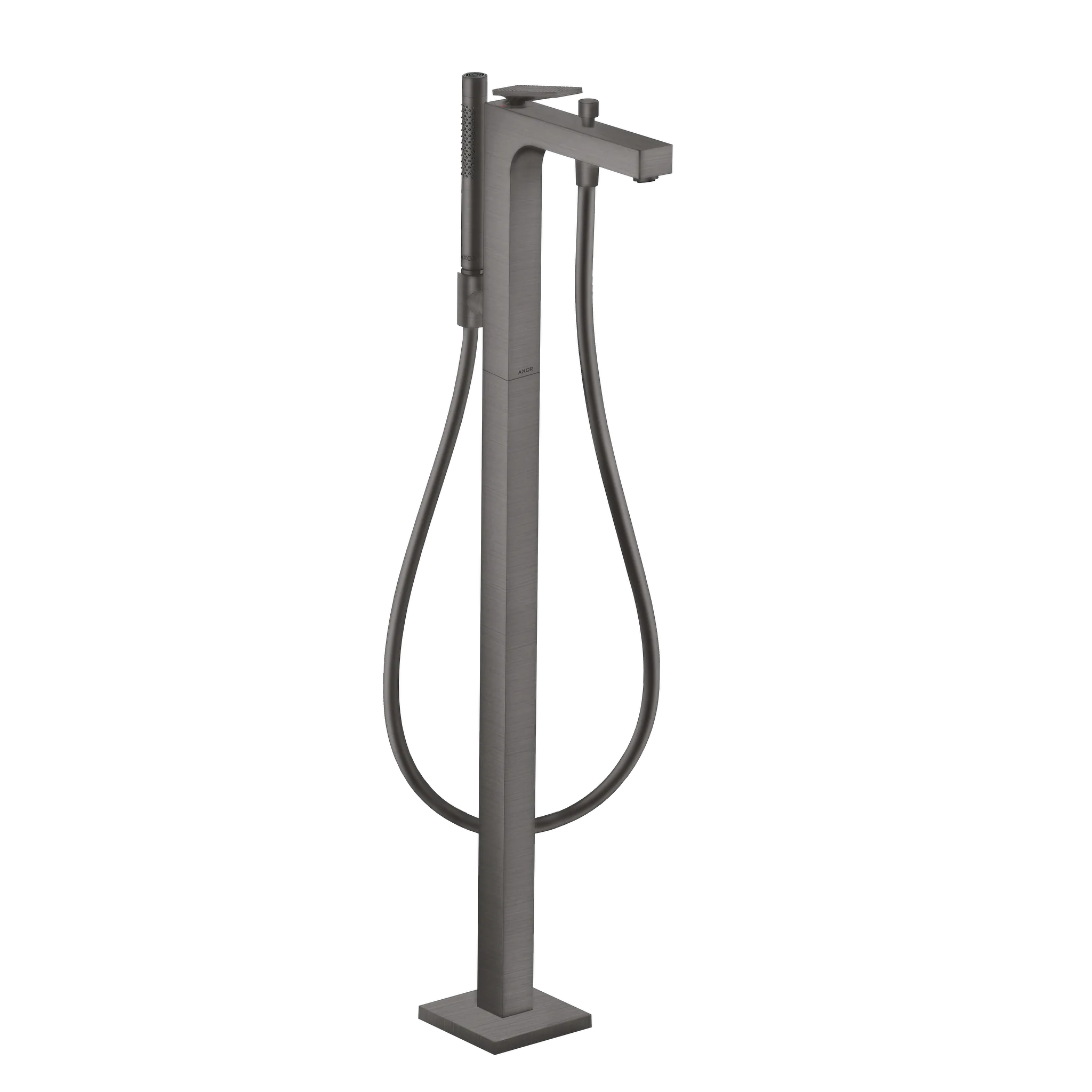 Hansgrohe AXOR Citterio Einhebel-Wannenmischer bodenstehend, Brushed Black Chrome, Ausladung 200 mm Hansgrohe AXOR Citterio Einhebel-Wannenmischer bodenstehend, Brushed Black Chrome, Ausladung 200 mm