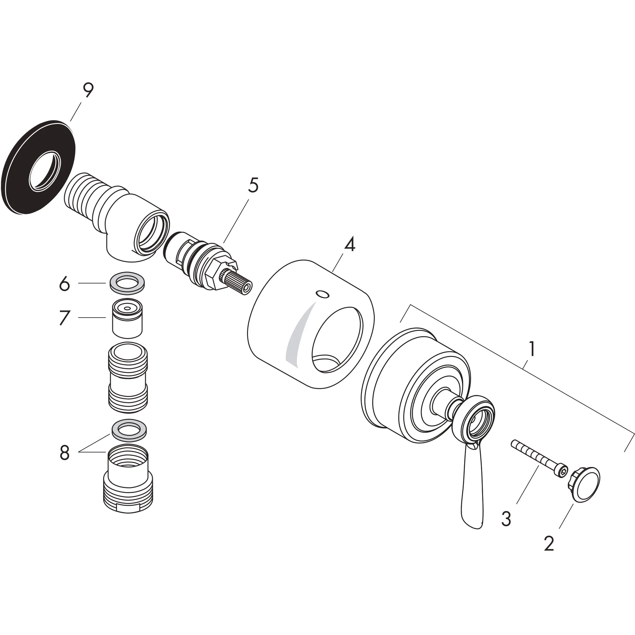 Wandabsperrventil Axor Montreux Fixfit Stop chr.Hebelgr.Schlauchanschl. Wandabsperrventil Axor Montreux Fixfit Stop chr.Hebelgr.Schlauchanschl.