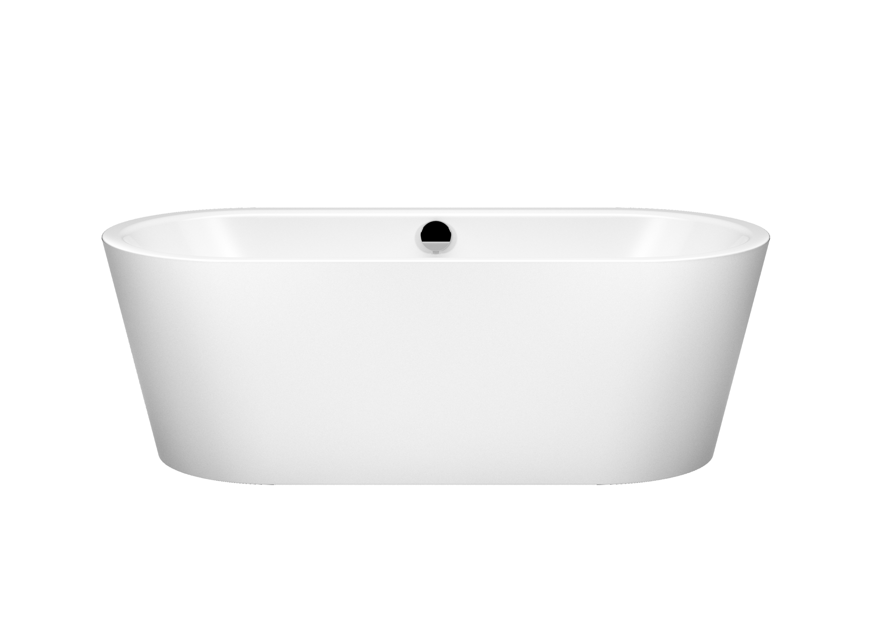 Kaldewei Badewanne vormontiert „Classic Duo Oval“ vormontiert freistehend oval 180 × 80 cm in 