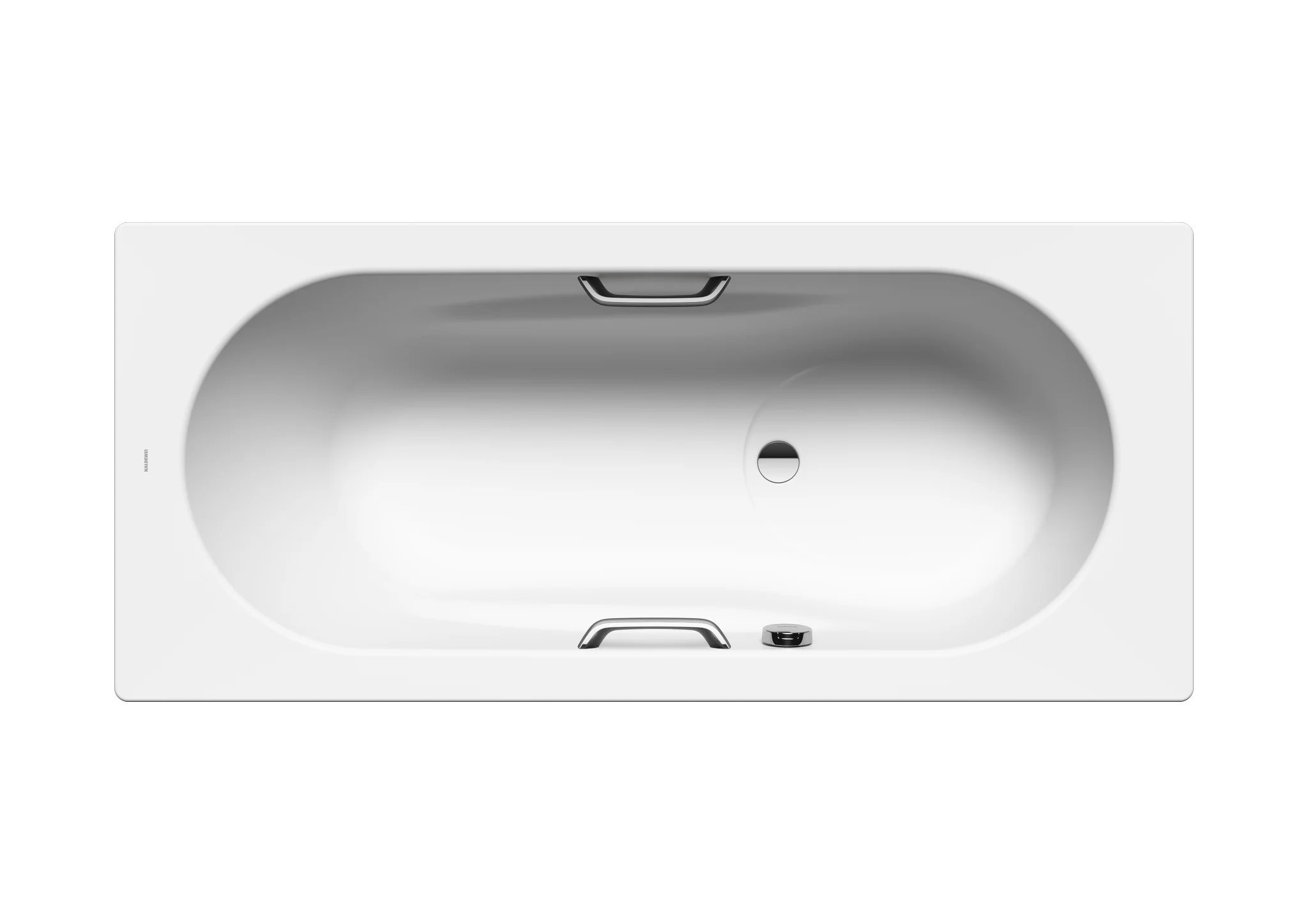 Kaldewei VAIO SET STAR Badewanne, alpinweiß matt, 1700 x 700 mm, mit integrierten Armlehnen und seitlichem Überlauf