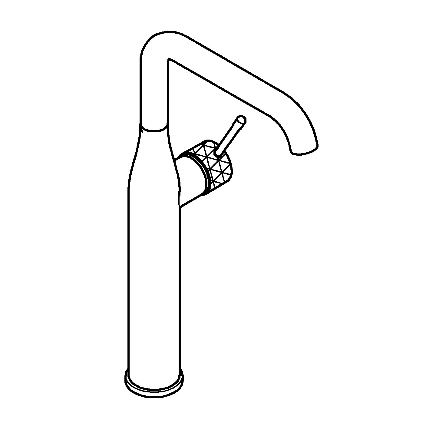 Grohe Essence Einhand-Waschtischbatterie, ½ XL-Size, crafted cool sunrise gebürstet