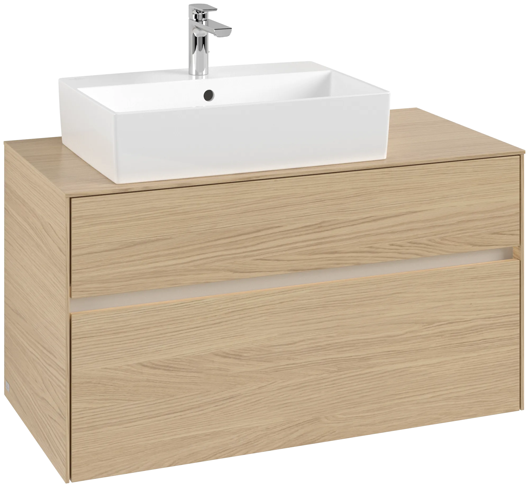 Villeroy & Boch Collaro Waschbeckenunterschrank C126B0, 1000x548x500mm, LED-Beleuchtung