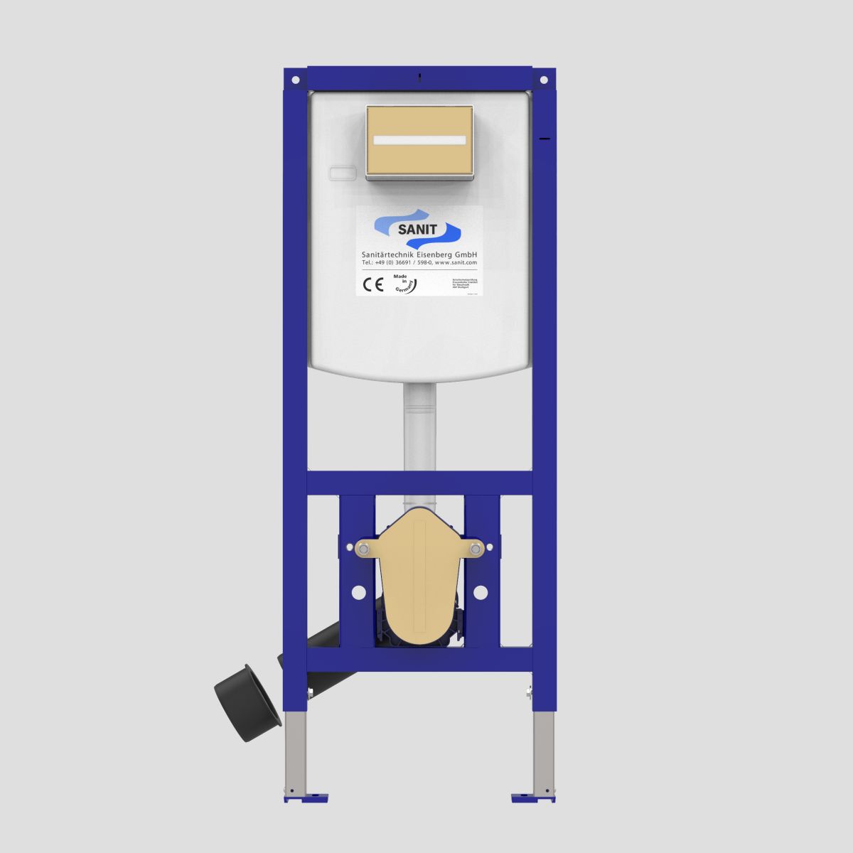 Set O-Novo WC Combipack mit Betätigungsplatte ViConnect und Vorwand-Element