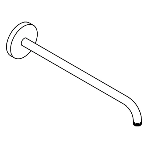 Grohe Rainshower Brausearm 26146, chrom, Ausladung 422 mm Grohe Rainshower Brausearm 26146, chrom, Ausladung 422 mm