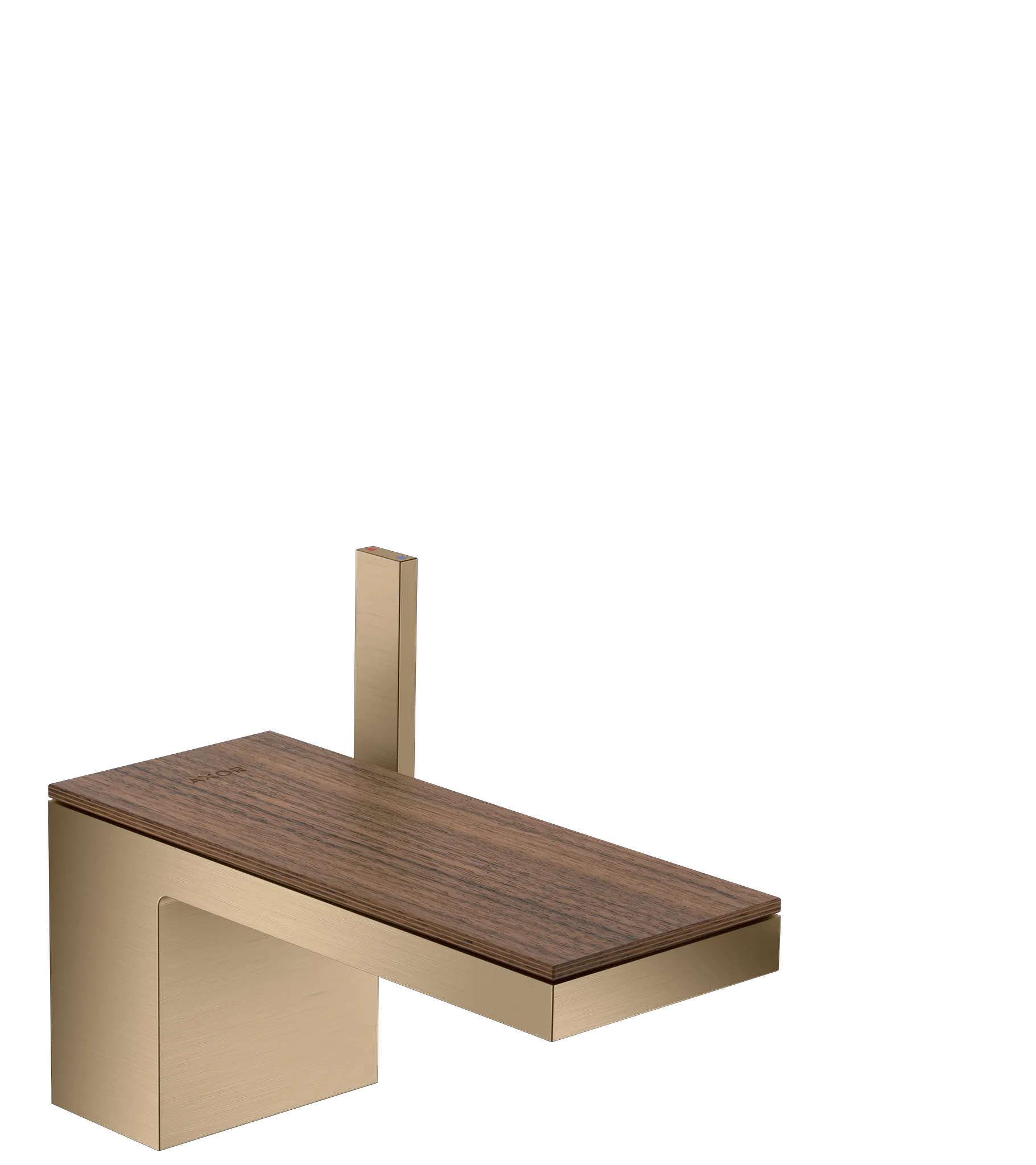 Hansgrohe AXOR MyEdition Mischer mit Platte 200 Amerikanischer Nussbaum Hansgrohe AXOR MyEdition Mischer mit Platte 200 Amerikanischer Nussbaum