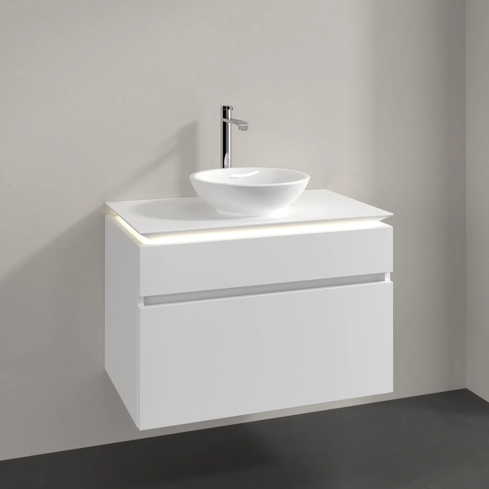 Villeroy & Boch Waschtischunterschrank „Legato“ für Schrankwaschtisch 80 × 55 × 50 cm