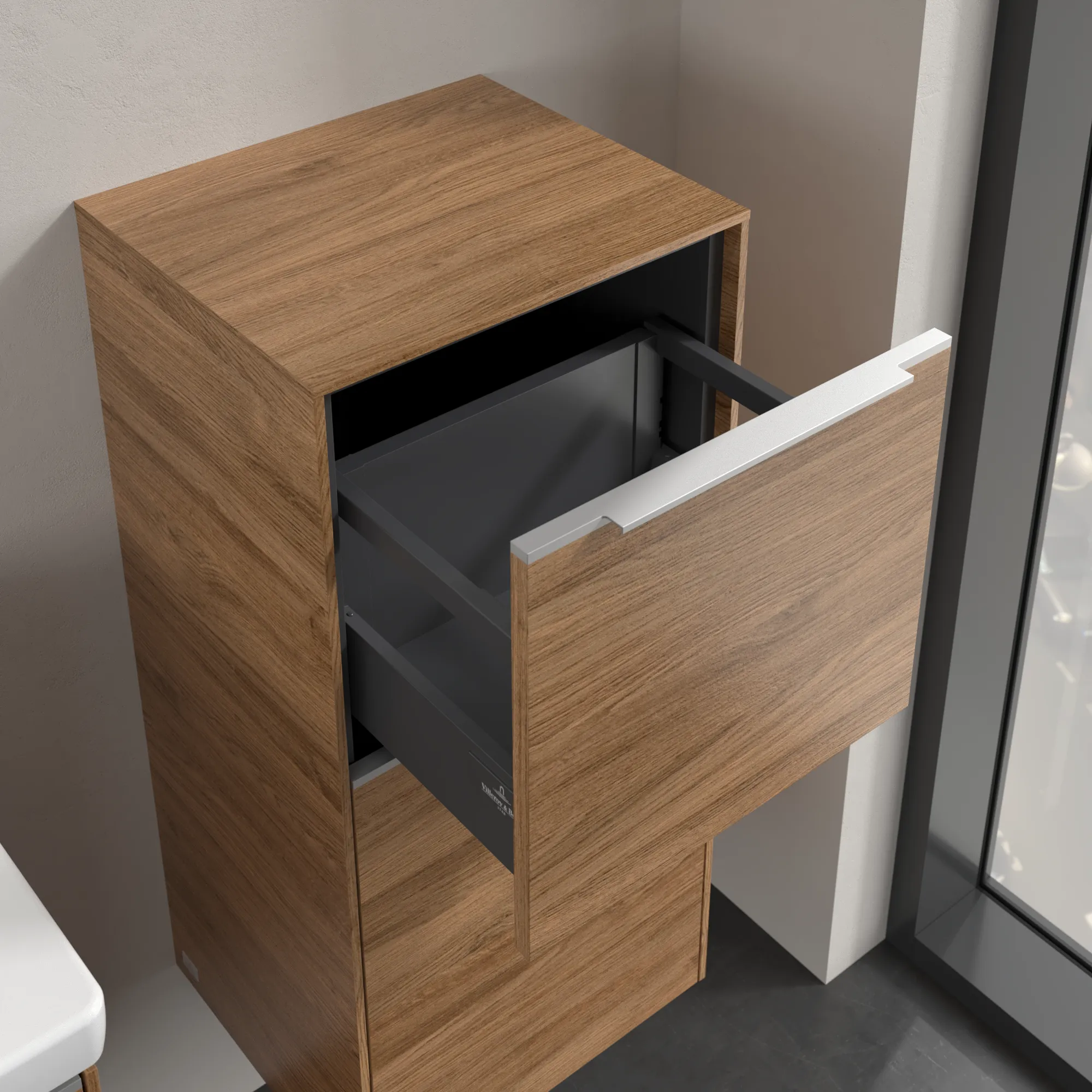 Villeroy & Boch Subway 3.0 Seitenschrank C59500, 400x860x362 mm, Kansas Oak