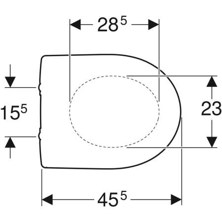 Set Wand-WC Geberit Rimfree Tiefspüler mit KeraTect-Beschichtung mit WC-Sitz Renova