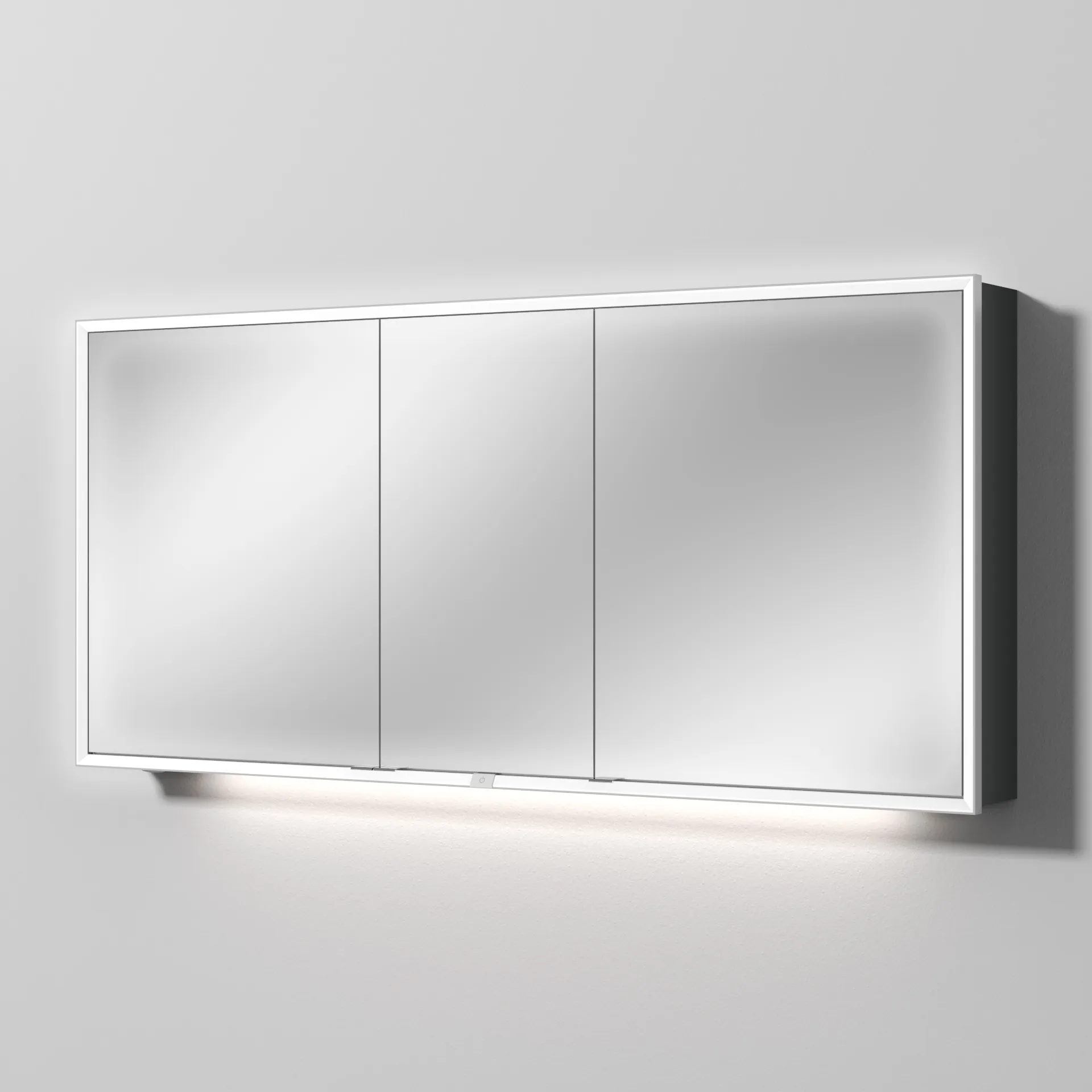 Sanipa Wandvorbau Spiegelschrank „Milo“ 1600 × 750 × 168 mm in Graphit (matt)