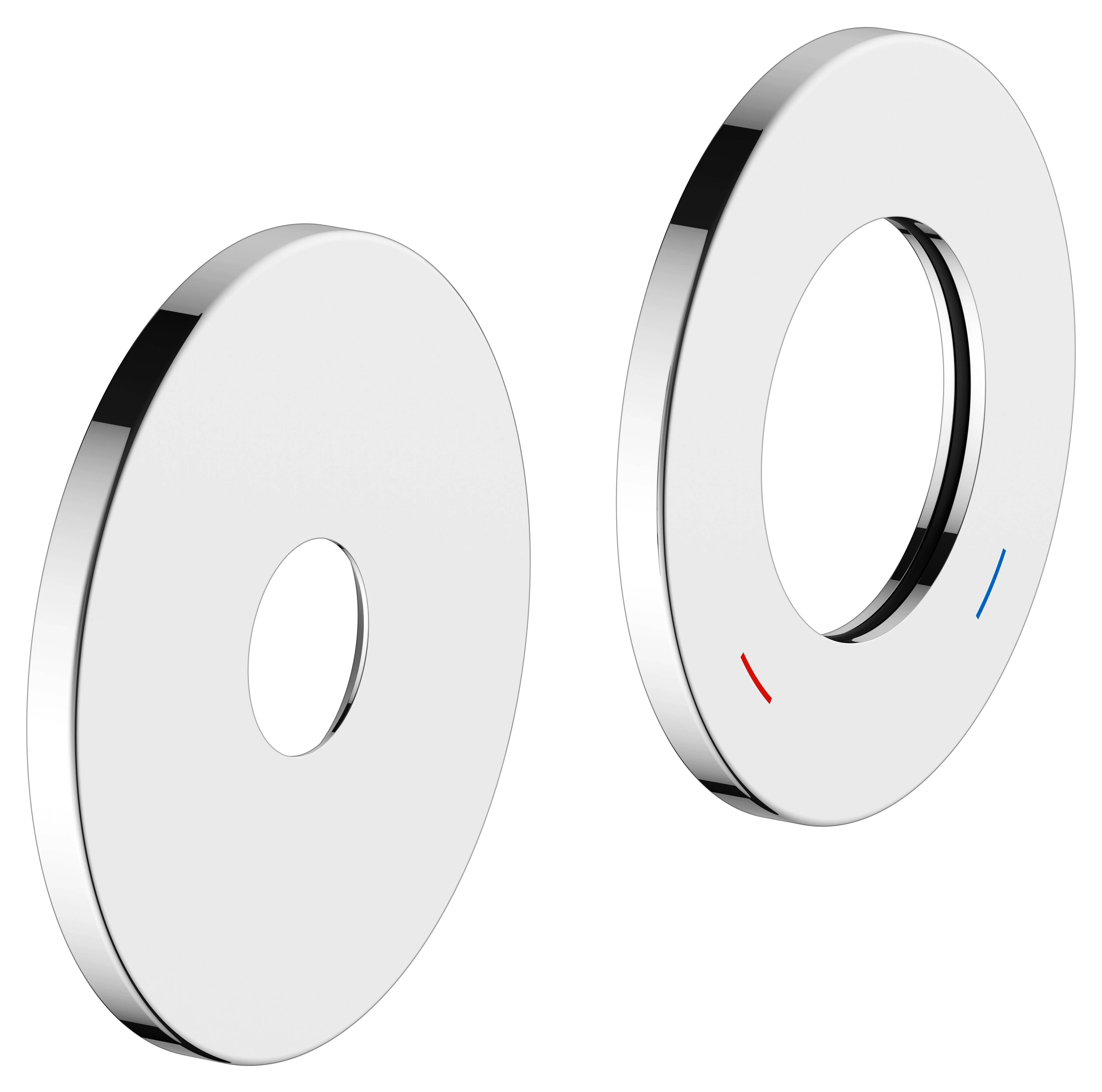 Plan blue Rosetten-Set passend zu 53916 85 mm, rund verchromt Plan blue Rosetten-Set passend zu 53916 85 mm, rund verchromt