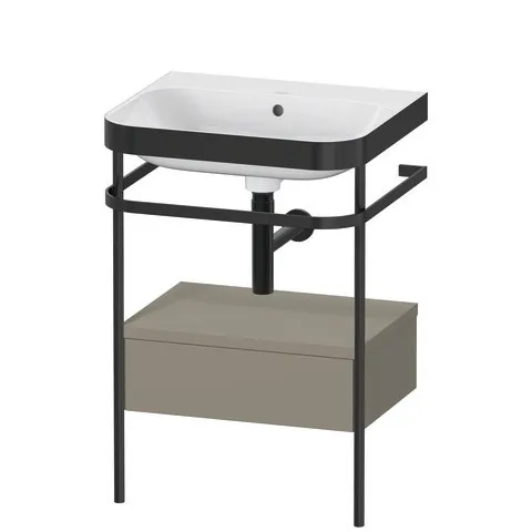 Duravit Waschtischunterschrank mit Metallkonsole „Happy D.2 Plus“ 57,5 × 85 × 49 cm Duravit Waschtischunterschrank mit Metallkonsole „Happy D.2 Plus“ 57,5 × 85 × 49 cm