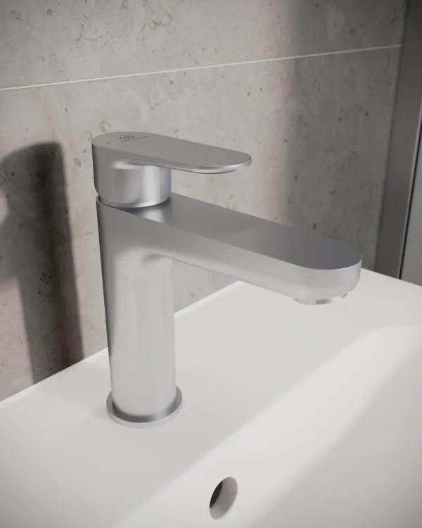 Waschtischarmatur Cerafine O H120 mit Push-Open Ausladung 125mm Rose Waschtischarmatur Cerafine O H120 mit Push-Open Ausladung 125mm Rose