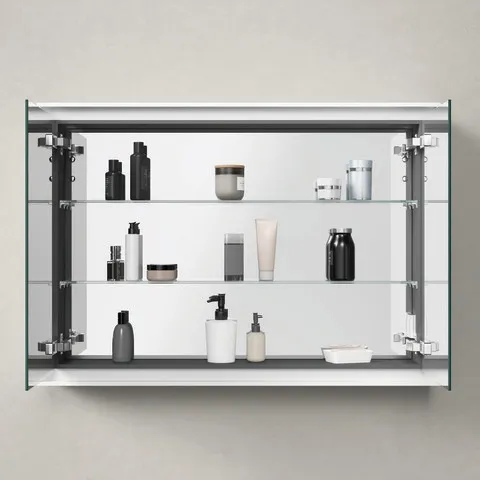 Duravit Spiegelschrank Version: Sensor „L-Cube“ 100 × 70 × 15,5 cm Duravit Spiegelschrank Version: Sensor „L-Cube“ 100 × 70 × 15,5 cm