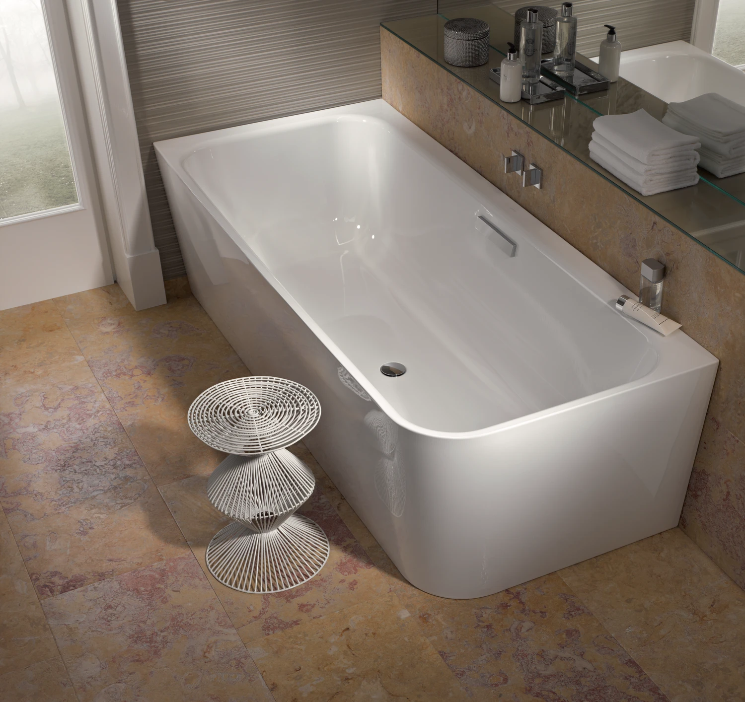 Bette rechteck Badewanne „BetteArt“ 185 × 80 cm in Ebony Bette rechteck Badewanne „BetteArt“ 185 × 80 cm in Ebony