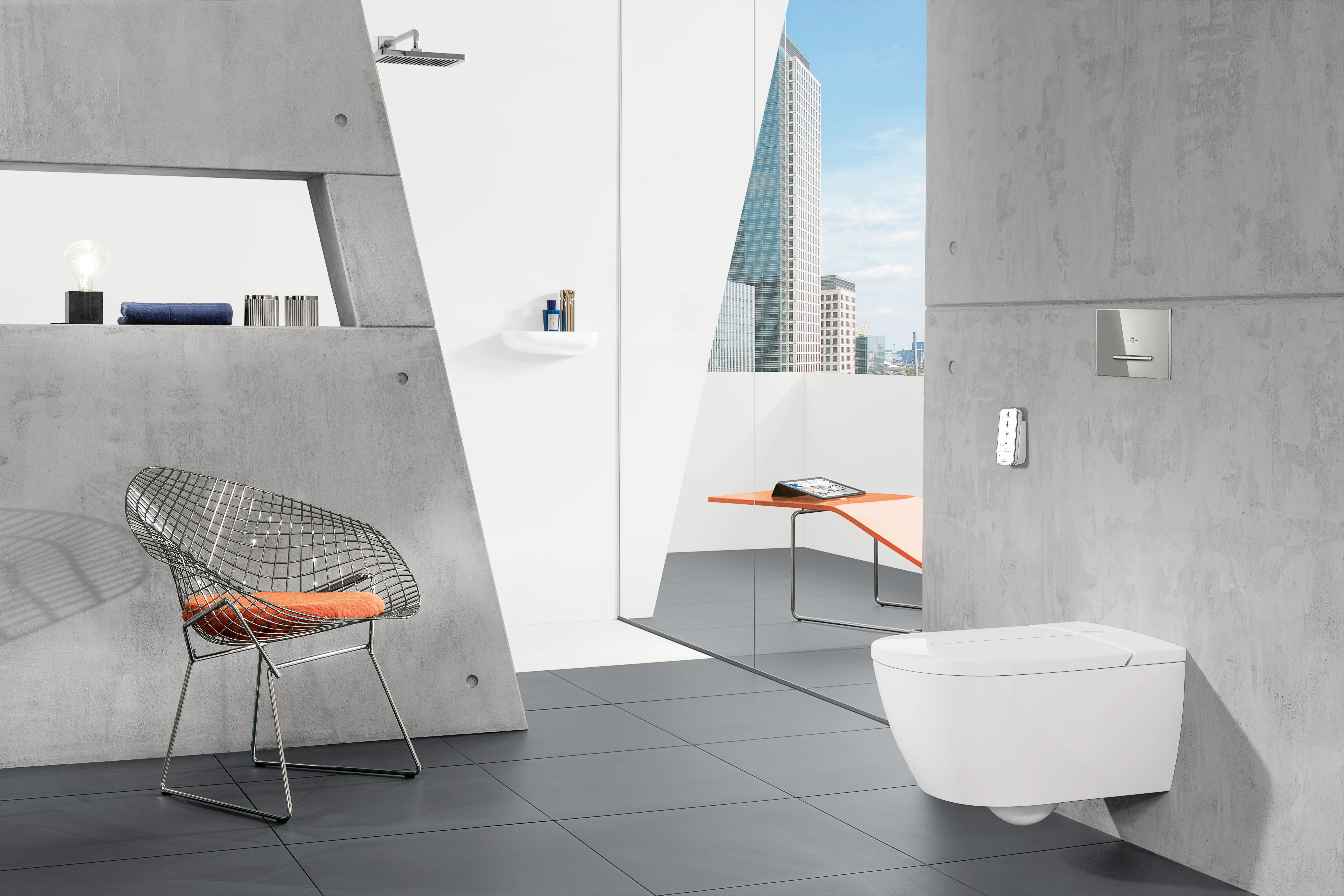 Villeroy & Boch ViConnect WC-Betätigungsplatte 2-Mengen-Spülung Black Matt Villeroy & Boch ViConnect WC-Betätigungsplatte 2-Mengen-Spülung Black Matt