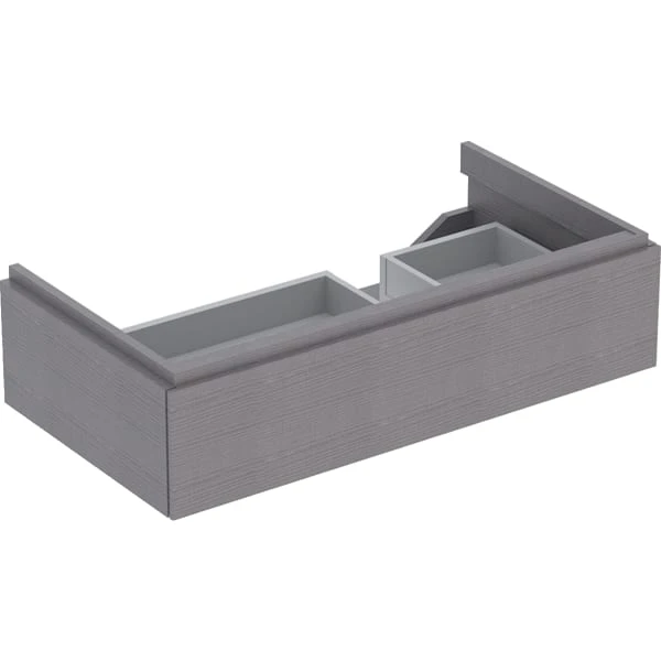 Geberit Waschtischunterschrank „Xeno2“ sculturagrau / Melamin Holzstruktur Geberit Waschtischunterschrank „Xeno2“ sculturagrau / Melamin Holzstruktur