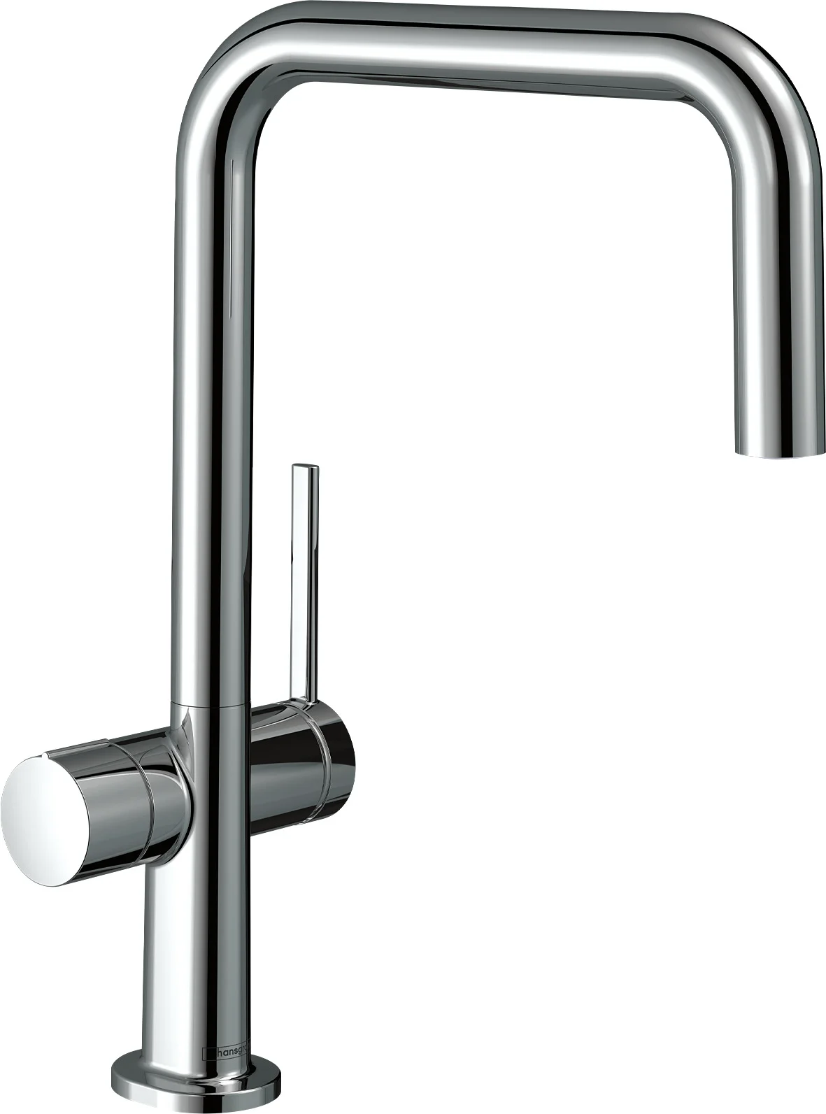Hansgrohe Talis M54 Einhebel-Küchenmischer U 220, Chrom, Schwenkbereich einstellbar in 4 Stufen auf 60°, 110°, 150° oder 360°, Laminarstrahl, mit Geräteabsperrventil, Keramikmischsystem, Temperaturbegrenzung einstellbar, für Durchlauferhitzer geeignet Hansgrohe Talis M54 Einhebel-Küchenmischer U 220, Chrom, Schwenkbereich einstellbar in 4 Stufen auf 60°, 110°, 150° oder 360°, Laminarstrahl, mit Geräteabsperrventil, Keramikmischsystem, Temperaturbegrenzung einstellbar, für Durchlauferhitzer geeignet