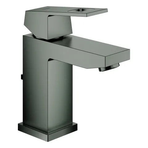 Einhand-Waschtischbatterie Eurocube 23127, S-Size, Einlochmontage, Zugstangen-Ablaufgarnitur 1 1/4'' Einhand-Waschtischbatterie Eurocube 23127, S-Size, Einlochmontage, Zugstangen-Ablaufgarnitur 1 1/4''